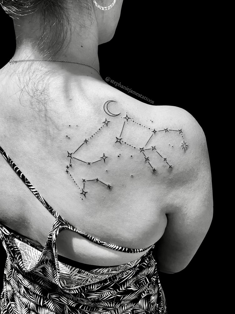 Geometric Tattoos That Combine Fine Lines And Nature | DeMilked