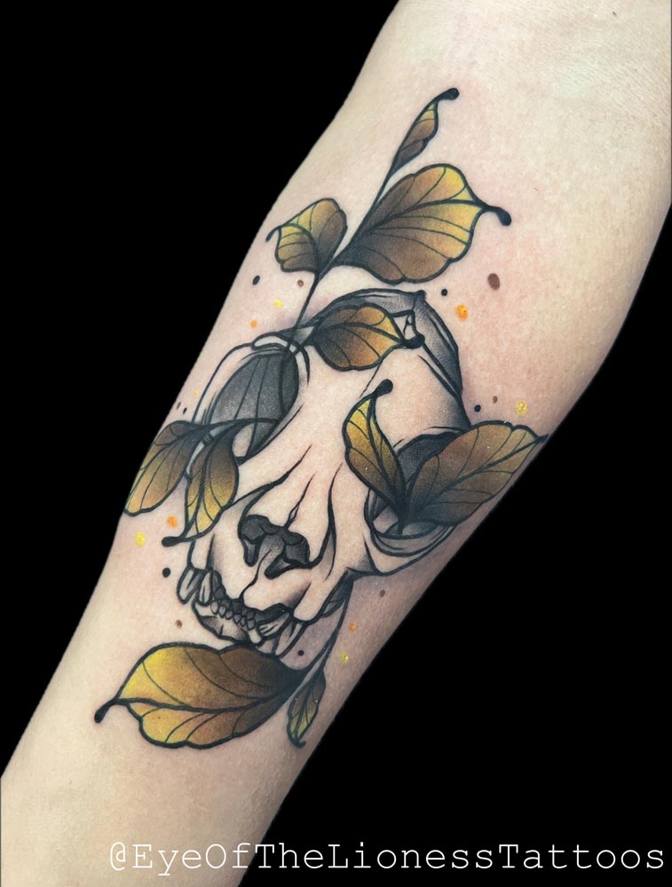 Art Immortal Tattoo : Tattoos : Animal : bear flowers