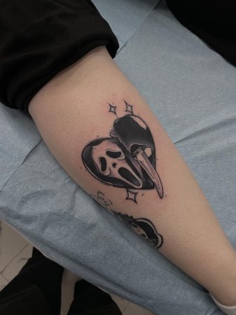 lv balaclava tattoo