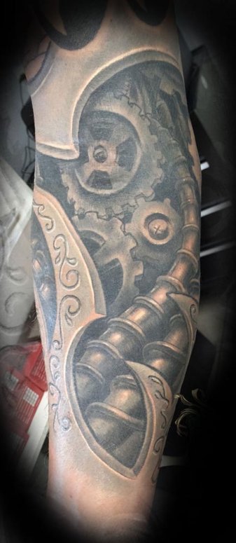 InkoTattoo : Temporary Tattoo | Mechanical | Biomechanical Style -  INKOTATTOO