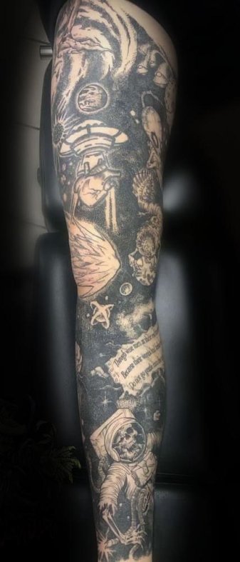 Lost in Space tattoo by Alessandro Capozzi | Post 23849