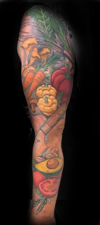The Tattooed Chef and their Free Vegetable Tattoos | OpenGrowth