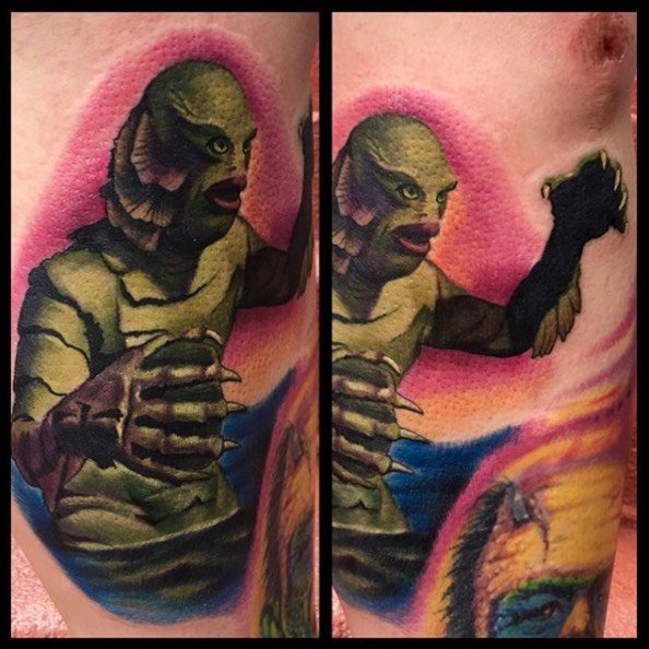 Agent M Loves Tacos  Ive had a Universal Monsters tattoo concept in my