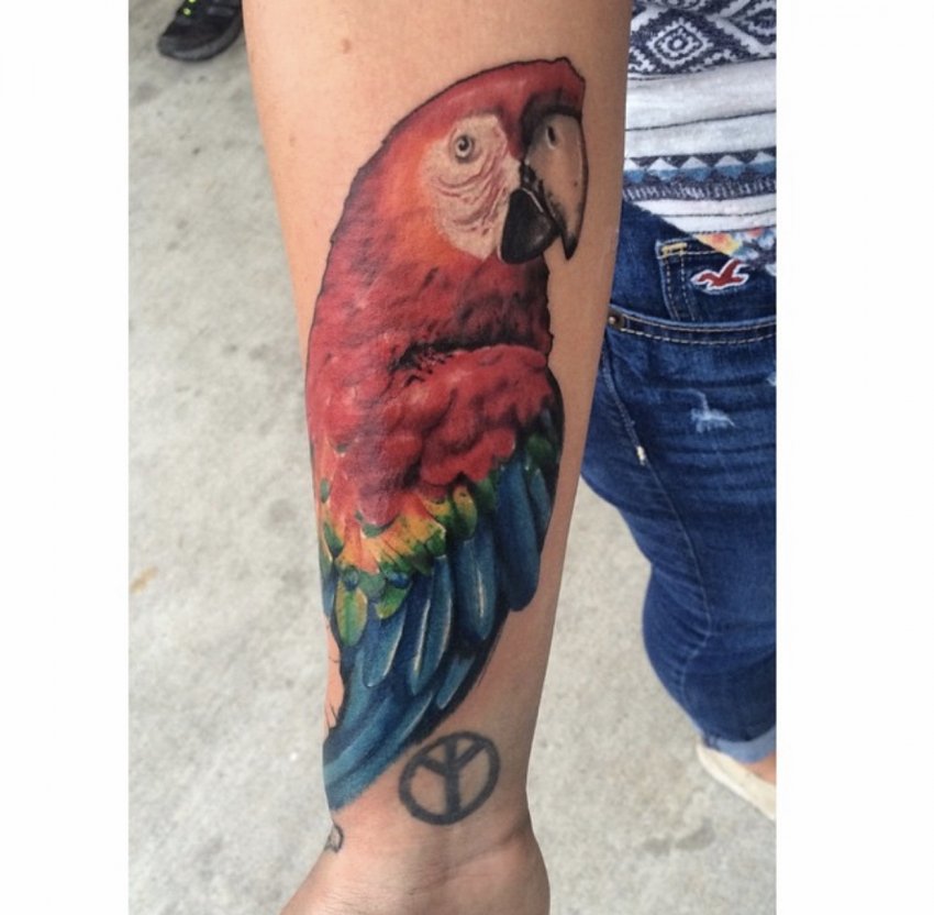 Cortni Wild West tattoo