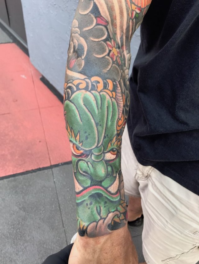 Mark Fernandez Japanese tattoo