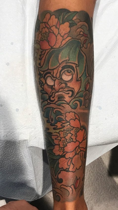 Mark Fernandez Japanese tattoo