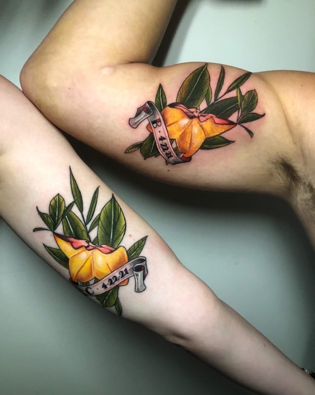 25 Cute Couples Tattoo Ideas To Gush Over - tattooglee | Cute couple tattoos,  Matching couple tattoos, Wife tattoo