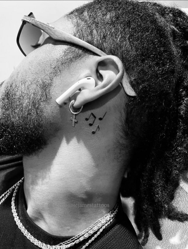 Fine line tattoos by Stephanie at Hart &amp; Huntington Tattoo Co.