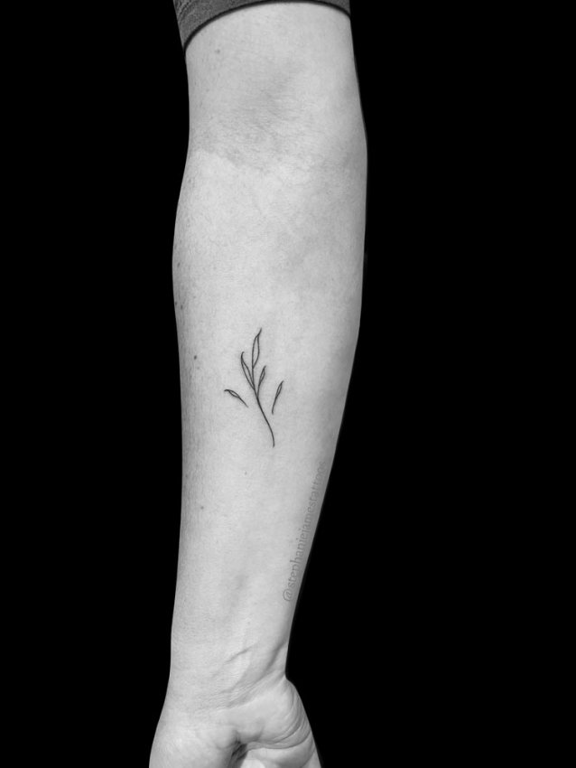 Fine line tattoos by Stephanie at Hart &amp; Huntington Tattoo Co.