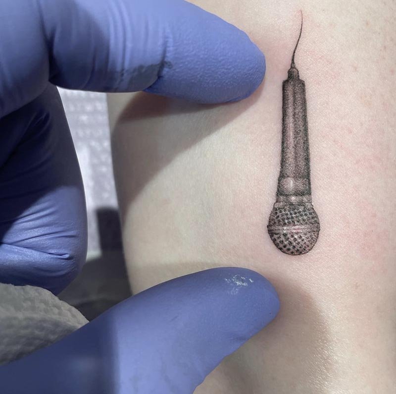 Micro tattoo by Scott &quot;Cool-Aid&quot; Irwin