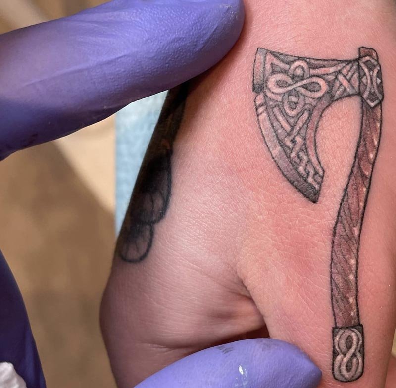 Micro tattoo by Scott &quot;Cool-Aid&quot; Irwin