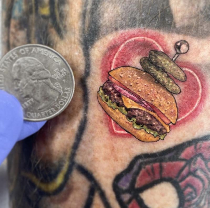 Micro tattoo by Scott &quot;Cool-Aid&quot; Irwin