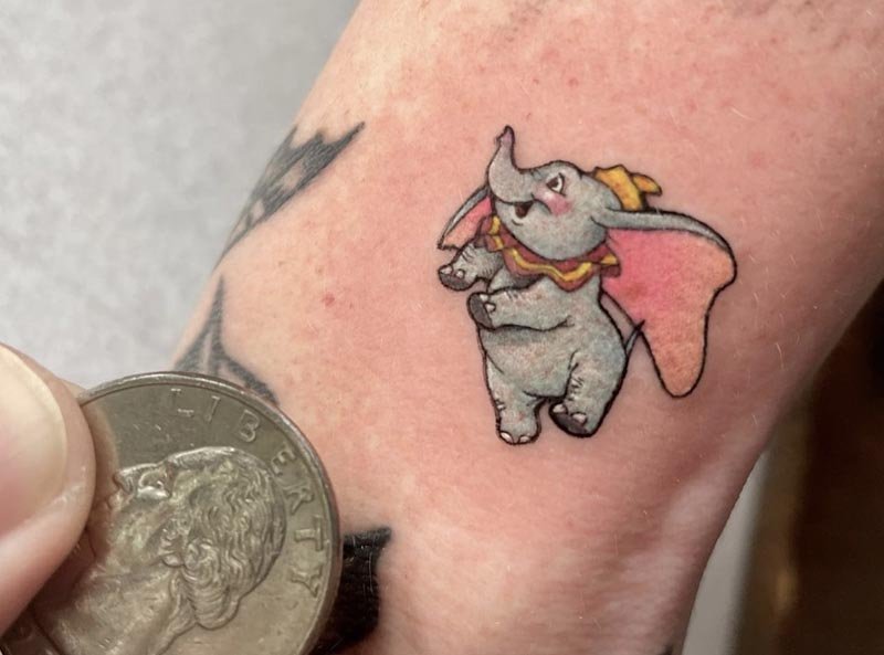 Micro tattoo by Scott &quot;Cool-Aid&quot; Irwin