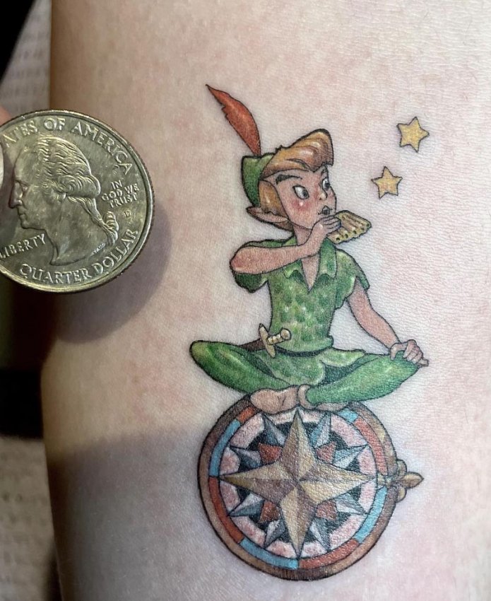 Micro tattoo by Scott &quot;Cool-Aid&quot; Irwin