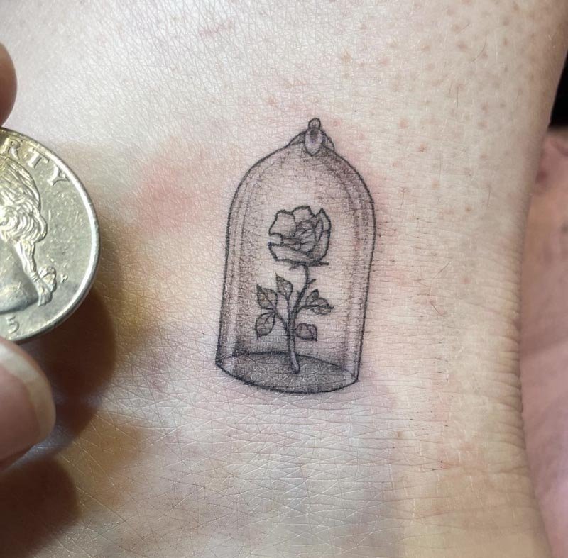 Micro tattoo by Scott &quot;Cool-Aid&quot; Irwin