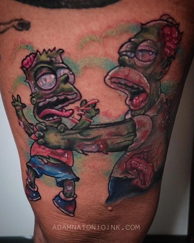 Halloween tattoo