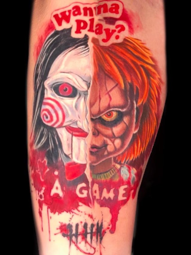 Halloween tattoo