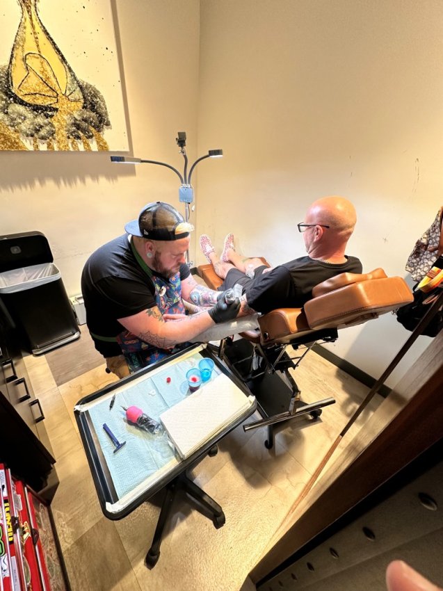 Ducati Dave with Chris X Edge at Hart &amp; Huntington Tattoo Co. Orlando