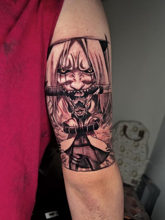 rachel on Twitter Im a tattoo artist in Kansas City I  specialize animemanga kawaii spookyhorror creepycute illustrative style  tattoos here is a thread of some of my favorite pieces ive done follow
