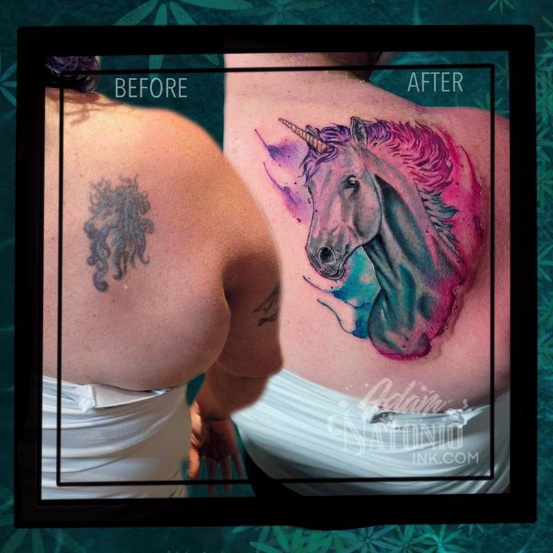 Watercolor Horse Back Temporary Tattoos For Women Adult Girl Tiger Wolf Cat  Fake Tattoo Sticker Body Art Waterproof Tatoos Paper  Temporary Tattoos   AliExpress