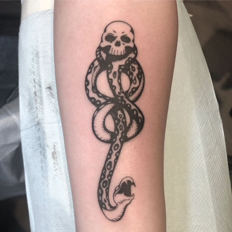 Serpent Temporary Tattoo - Harry Potter 