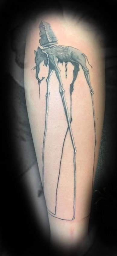 Surrealism #horror #tattoo | Tattoos, Tattoo studio, Portrait tattoo
