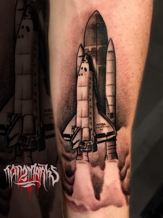 65 Absolutely Mesmerizing Space Tattoos for Men and Women 